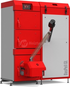 Котел з автоподачею Heiztechnik HT DasPell GL 40 з пальником PellHard Plus